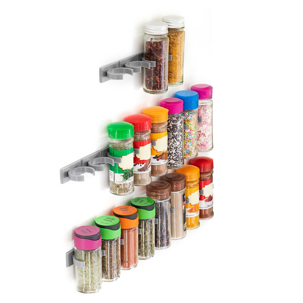 Adhesive and Divisible Spice Organiser Jarlock x20 InnovaGoods_21