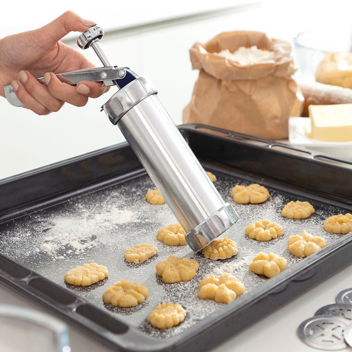 2-in-1 Biscuit Maker and Piping Gun Prekies InnovaGoods_0