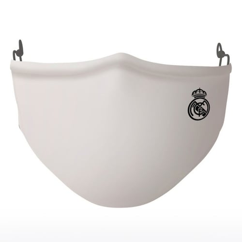 Genanvendelig stof hygiejnemaske Real Madrid C.F. Børns Hvid_1