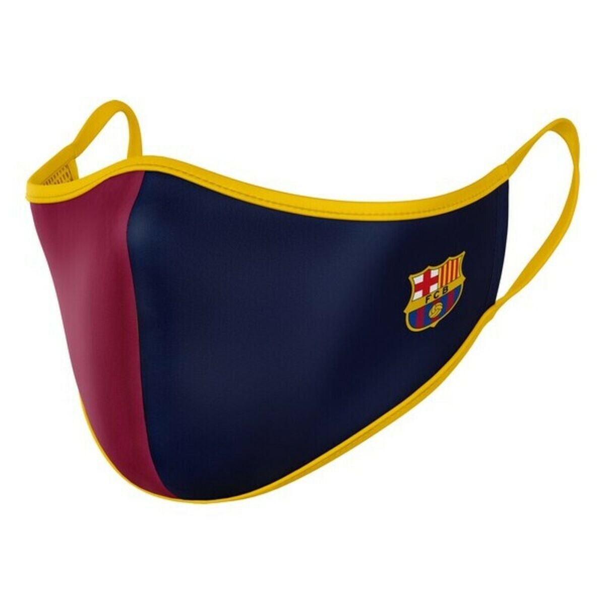 Hygienic Reusable Fabric Mask F.C. Barcelona Adult_1