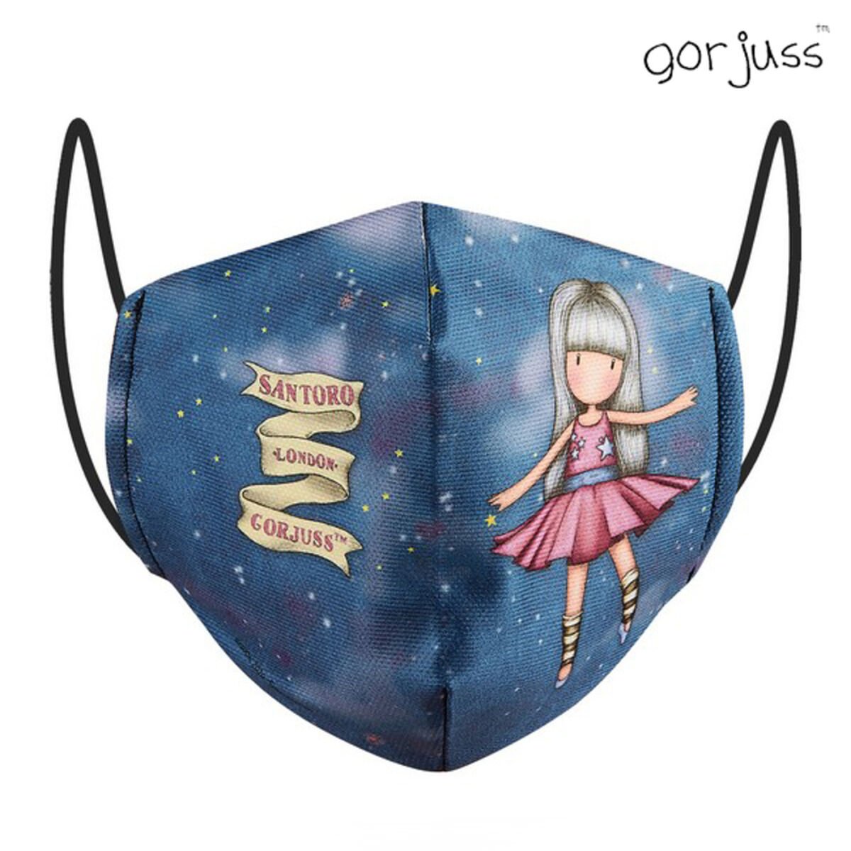 Hygienic Reusable Fabric Mask Gorjuss Children's Blue_1