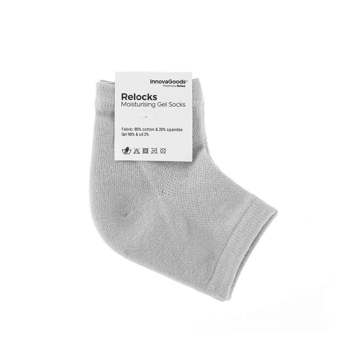 Moisturising Socks with Gel Cushioning and Natural Oils Relocks InnovaGoods_19