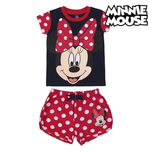 Nattøj Børns Minnie Mouse Rød_0