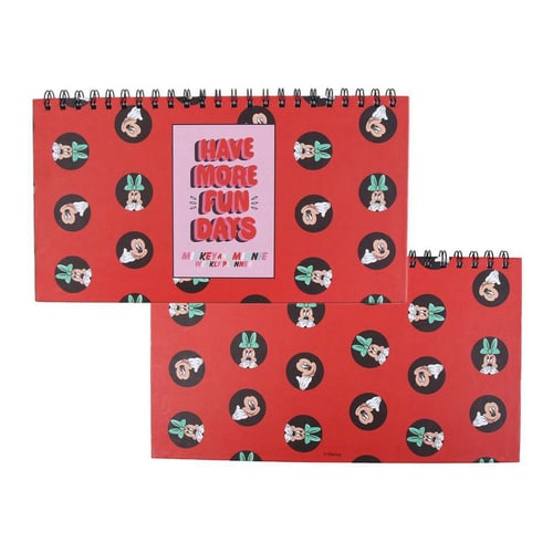 Weekly Planner Minnie Mouse Notesblok (35 x 16,7 x 1 cm)_0