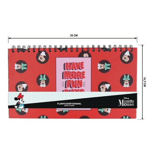Weekly Planner Minnie Mouse Notesblok (35 x 16,7 x 1 cm)_4
