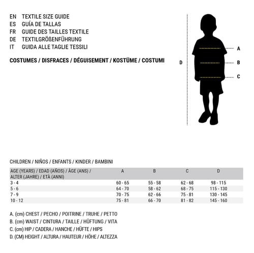 Maskeraddräkt för barn Tysk (3 Pcs), str. 5-6 år - picture