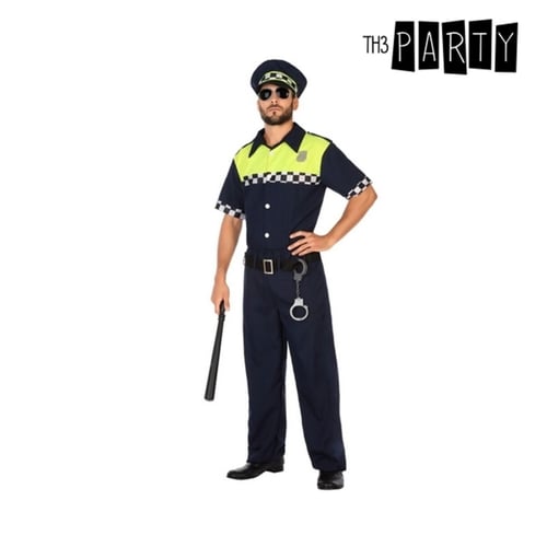 Kostume til voksne Politi (3 Pcs), str. XS/S_1