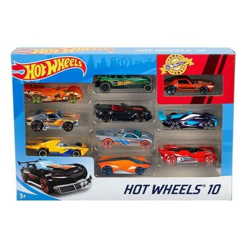Legetøjssæt med køretøjer Hot Wheels Metal (10 Pcs)_1