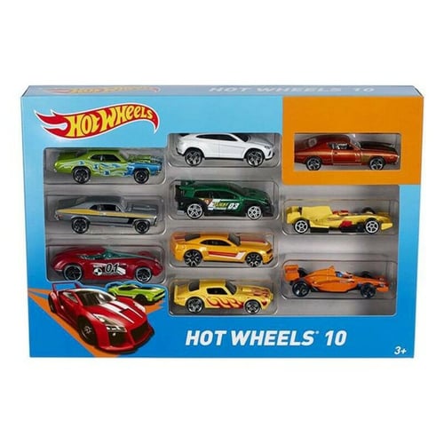 Legetøjssæt med køretøjer Hot Wheels Metal (10 Pcs)_5