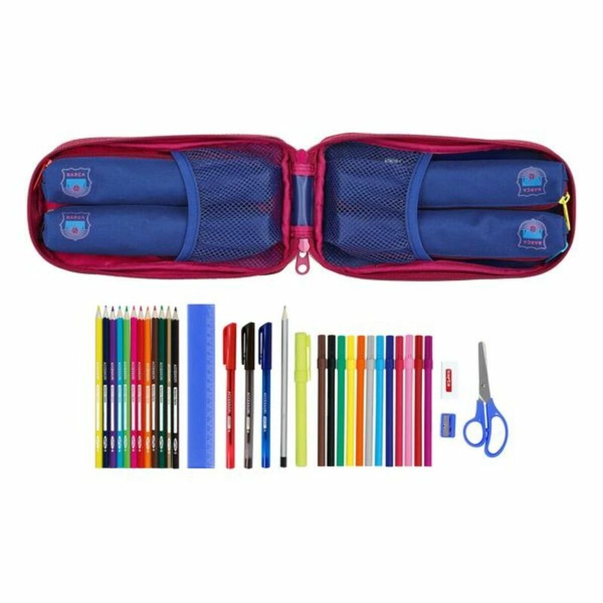 Backpack Pencil Case F.C. Barcelona (33 Pieces)_3