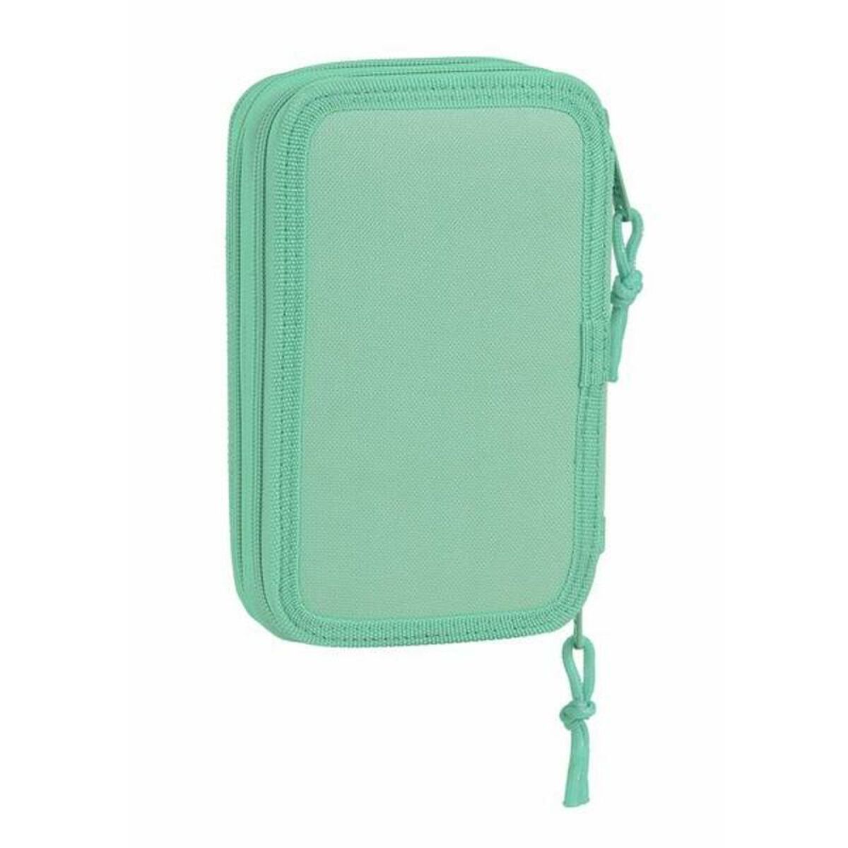 Double Pencil Case BlackFit8 Turquoise (28 pcs)_7