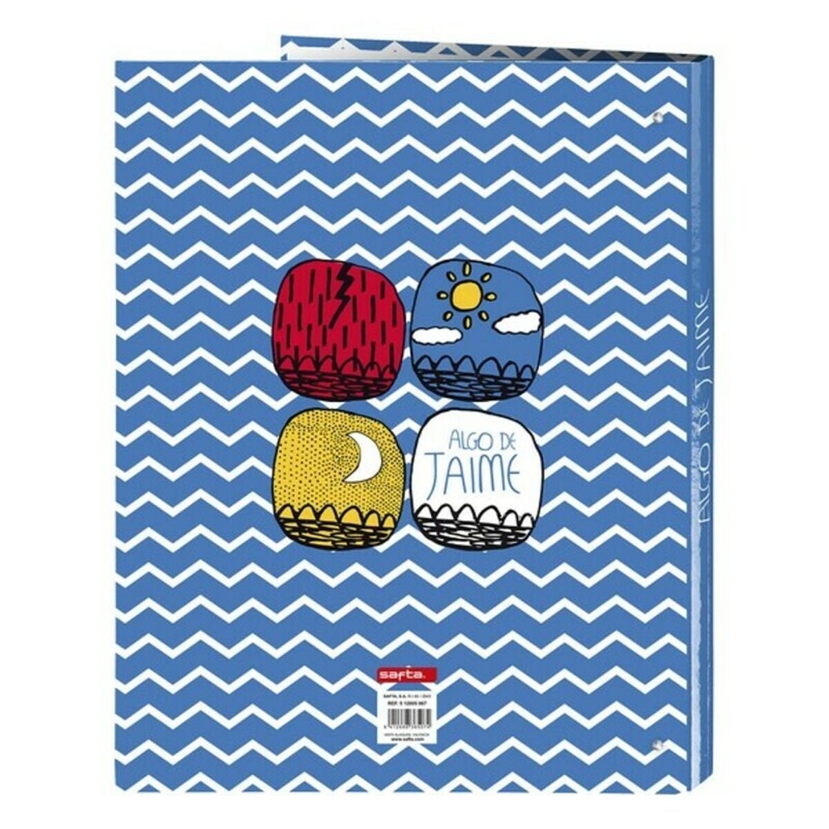 Ring binder Algo de Jaime Ocean A4 (26.5 x 33 x 4 cm)_2