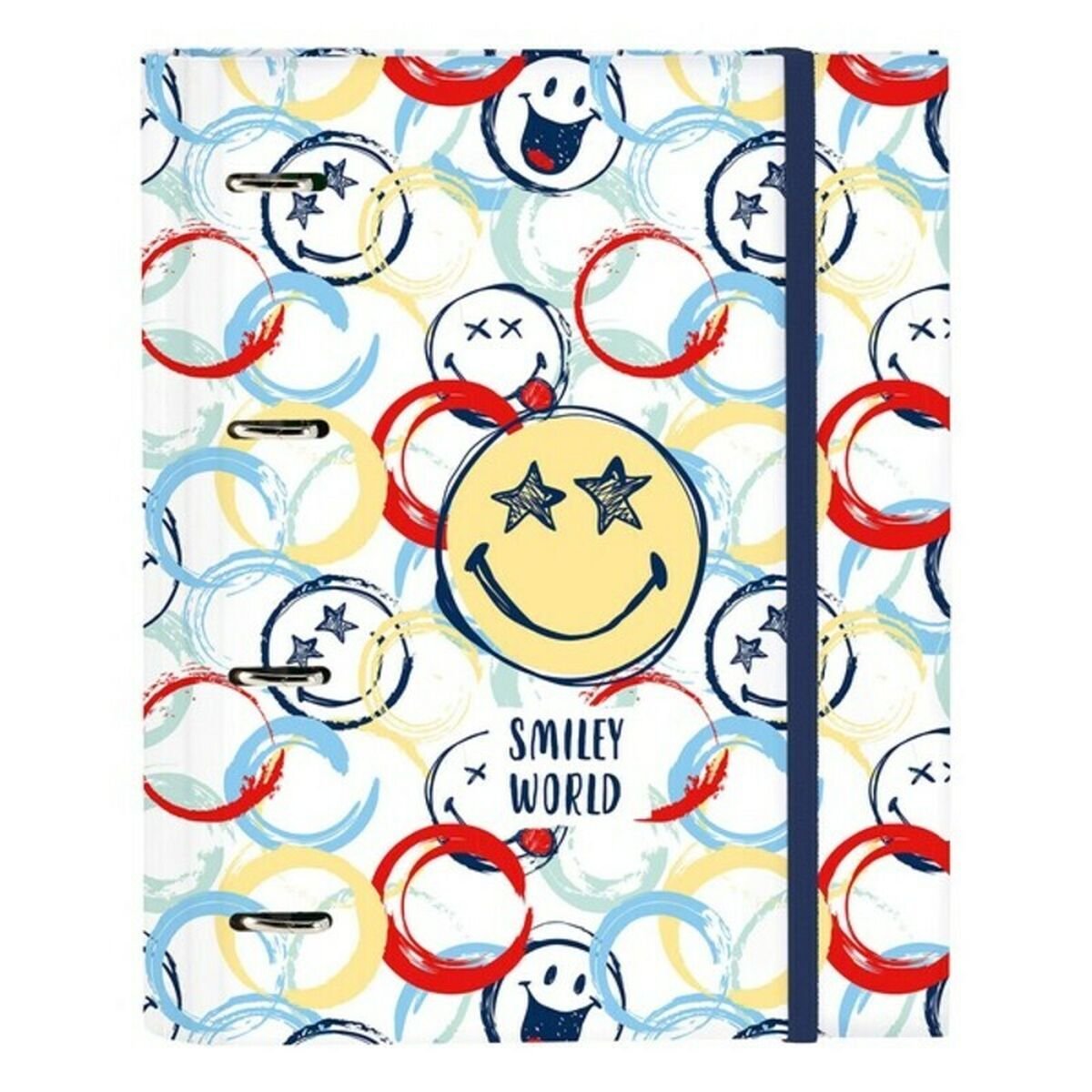 Ring binder Smiley Art (27 x 32 x 3.5 cm)_0