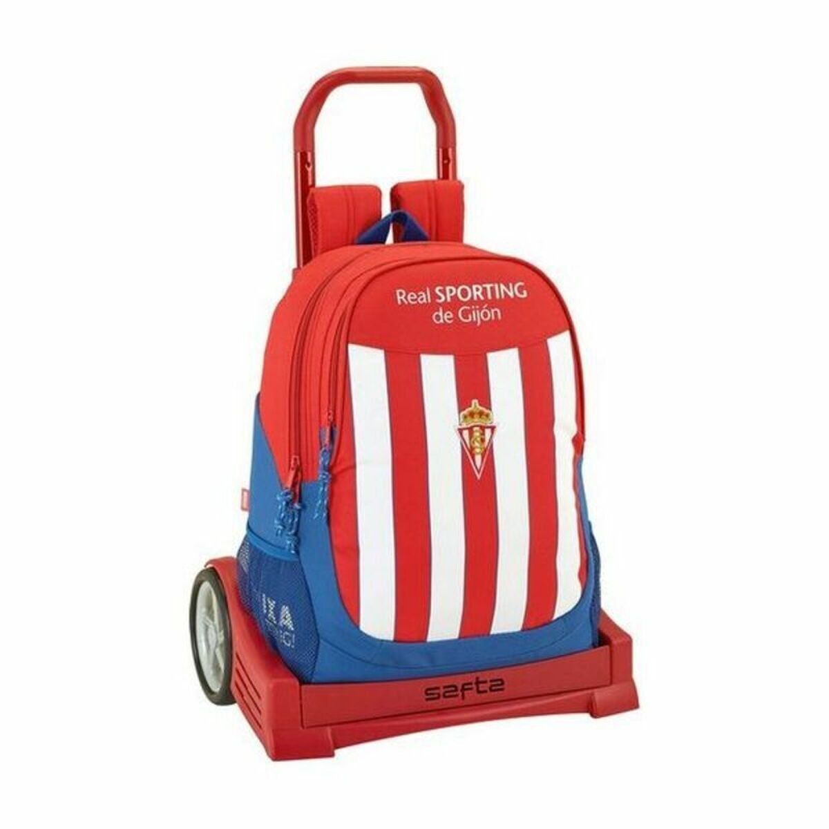 School Rucksack with Wheels Evolution Real Sporting de Gijón_1