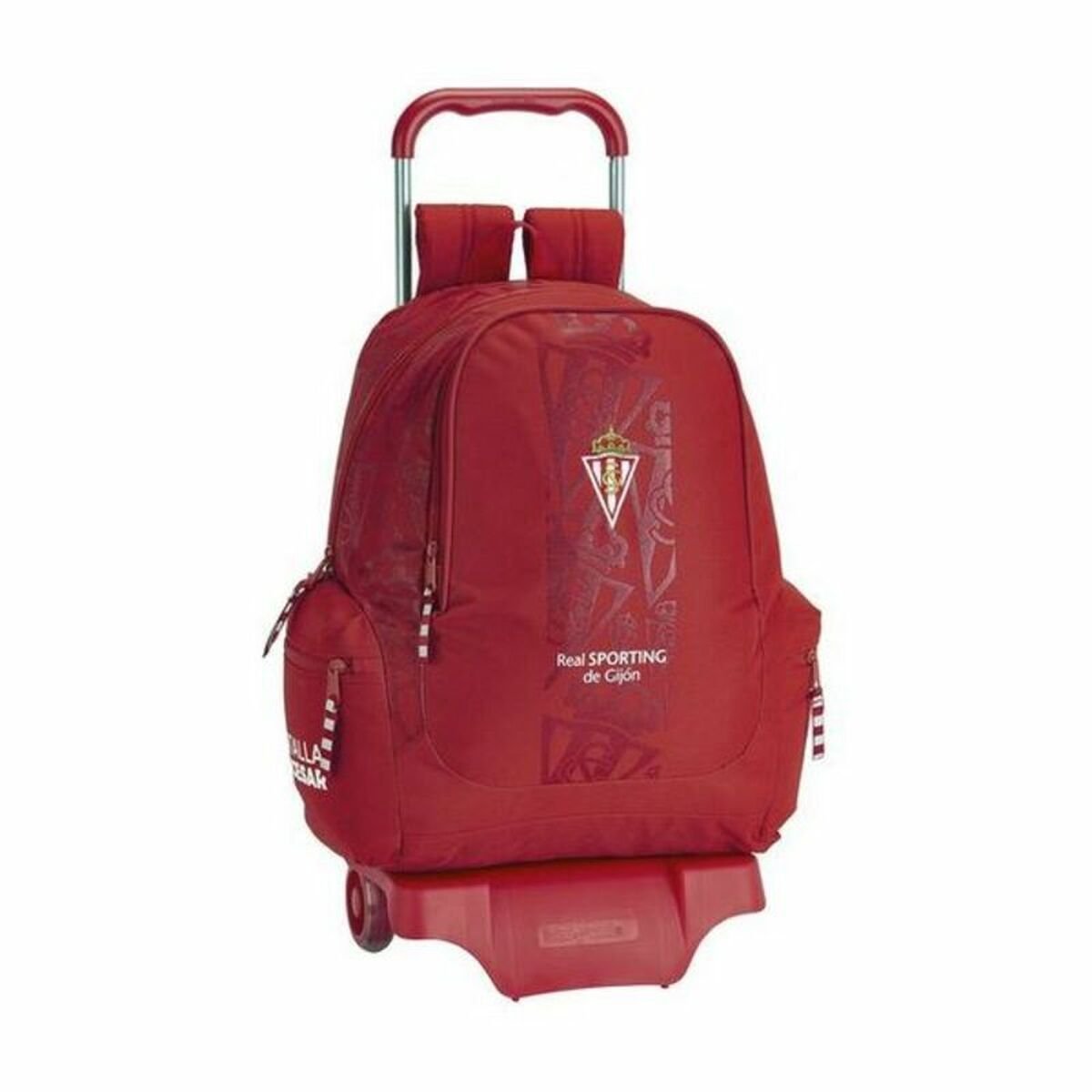 School Rucksack with Wheels 905 Real Sporting de Gijón Red_0