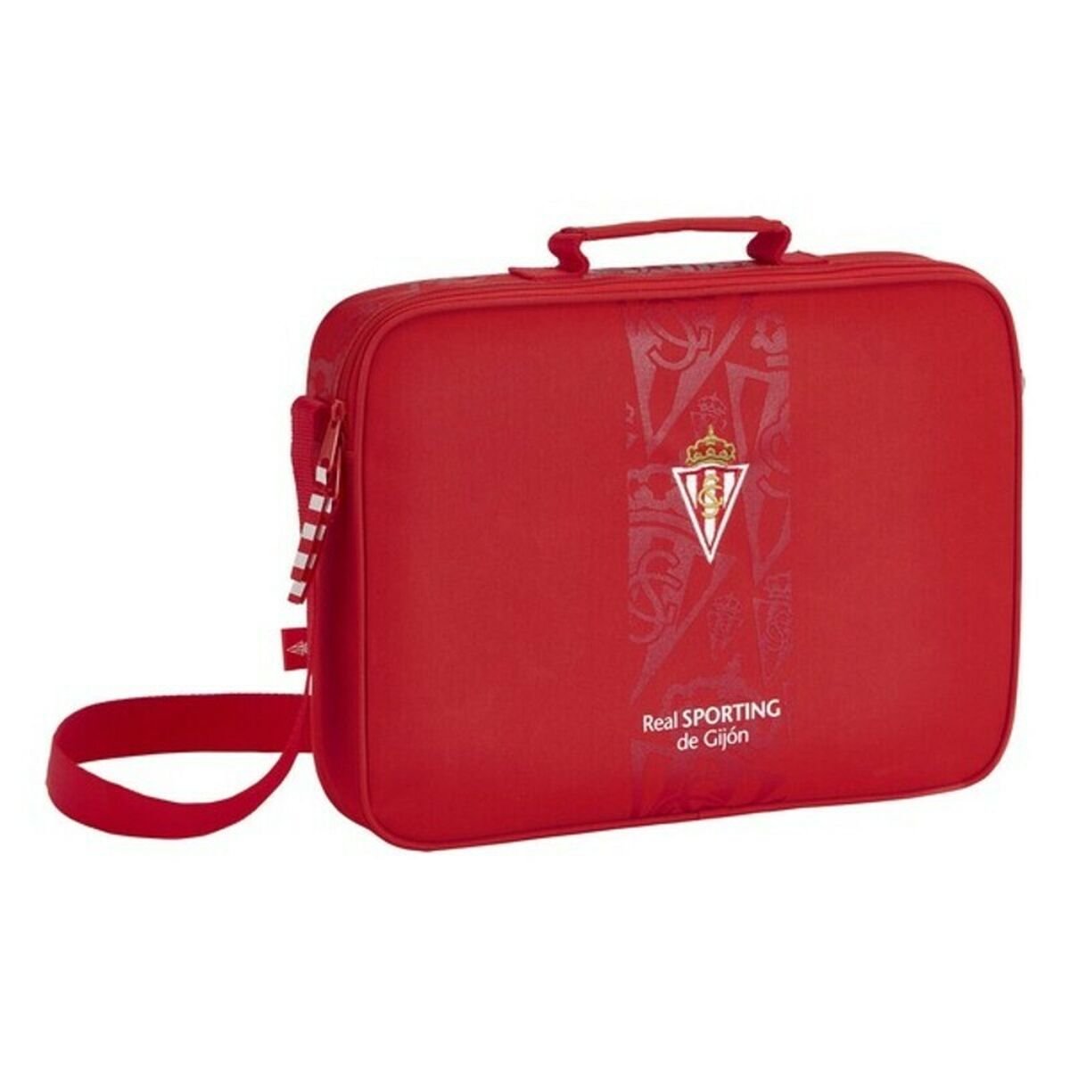 Briefcase Real Sporting de Gijón Red (38 x 28 x 6 cm)_0