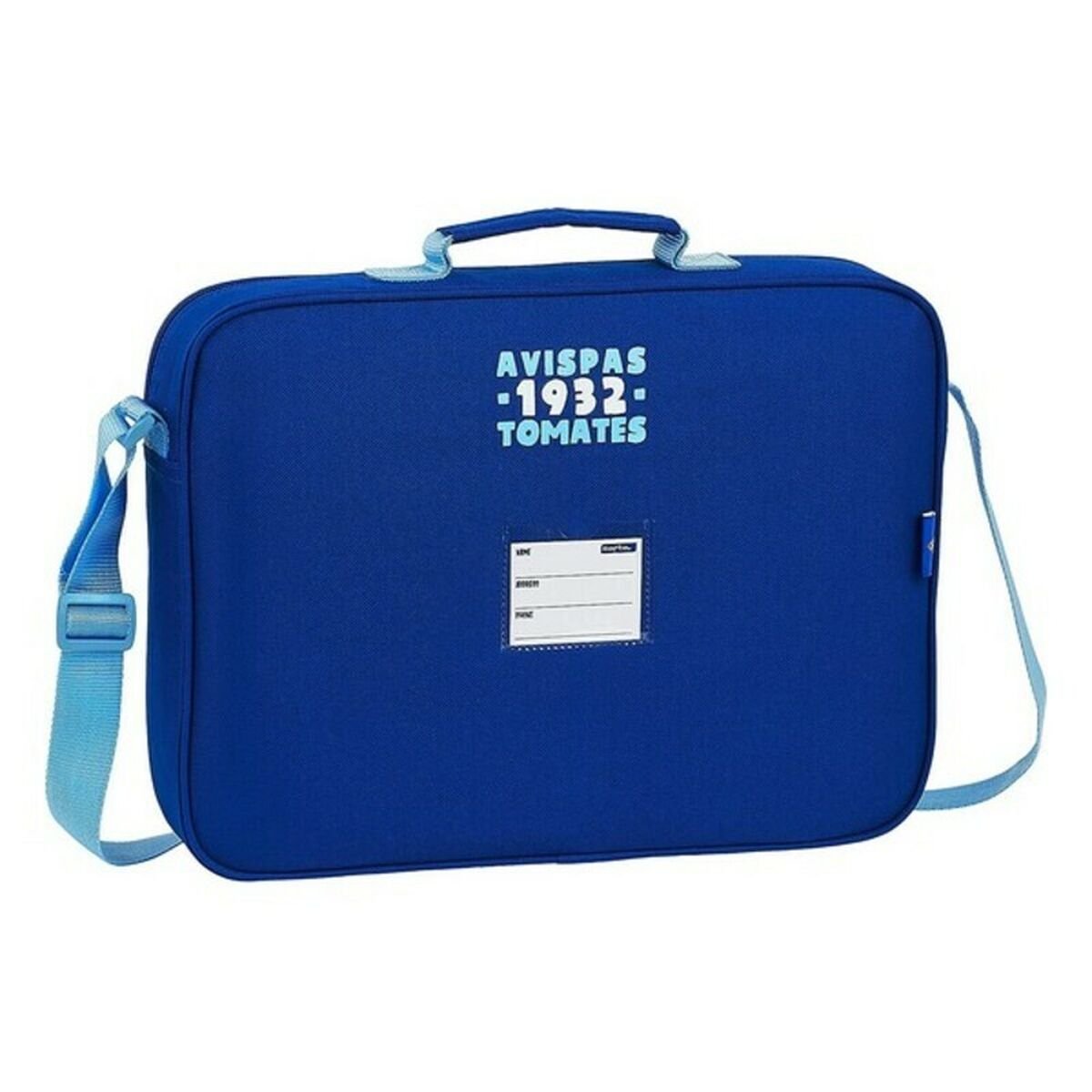 Briefcase Real Zaragoza Blue Light Blue (38 x 28 x 6 cm)_3