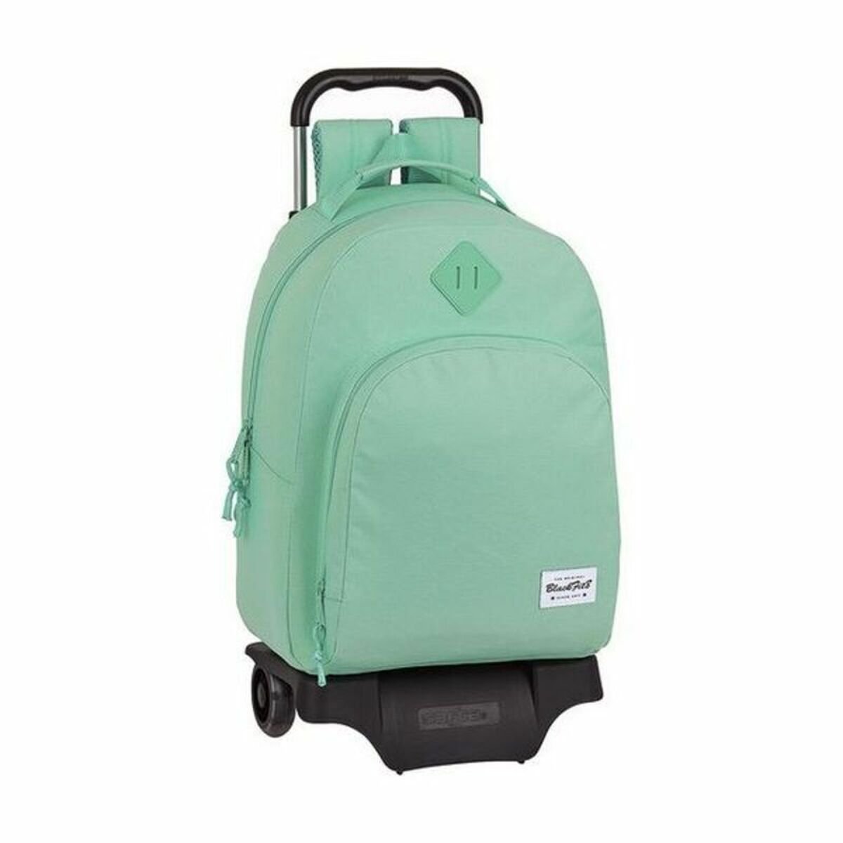 School Rucksack with Wheels 905 BlackFit8 Turquoise_0