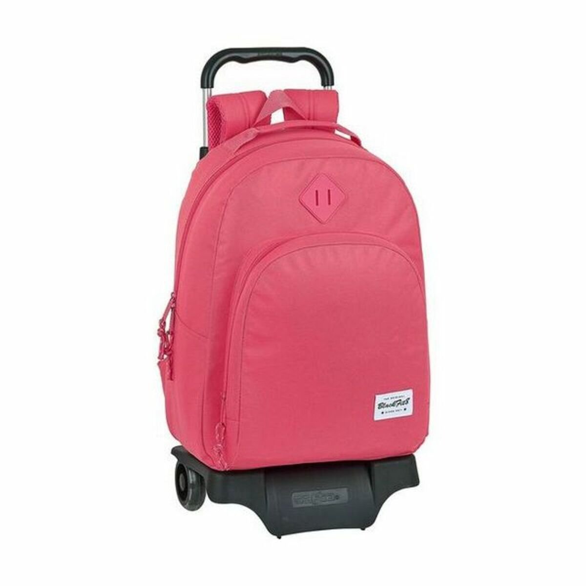 School Rucksack with Wheels 905 BlackFit8 Pink_0