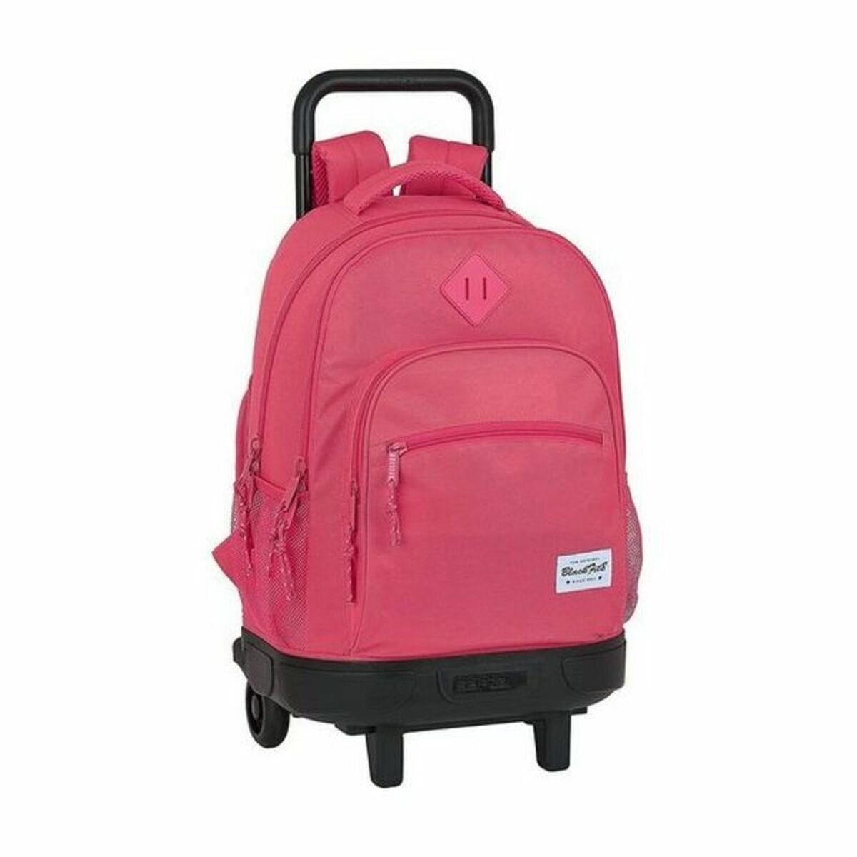 School Rucksack with Wheels Compact BlackFit8 Pink_0