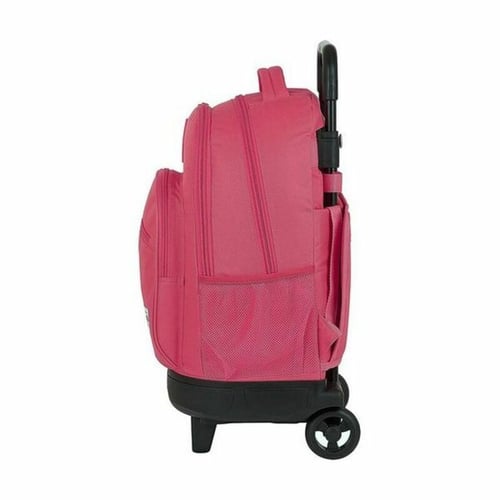 Skolerygsæk med Hjul Compact BlackFit8 Pink_2