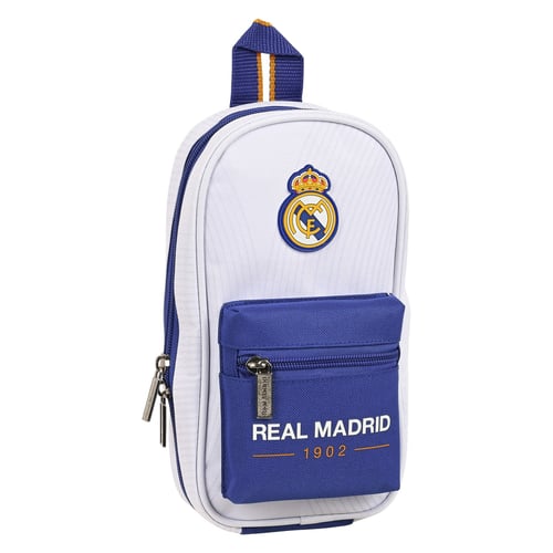 Penalhus rygsæk Real Madrid C.F. Blå Hvid (33 Dele) - picture