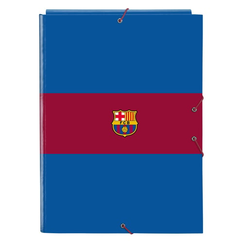 Folder F.C. Barcelona Rødbrun Marineblå A4 (26 x 33.5 x 2.5 cm)_0