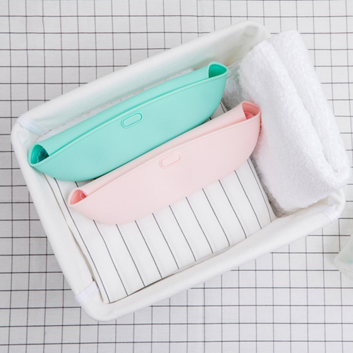 Bib Foldable Easy Light pink_3