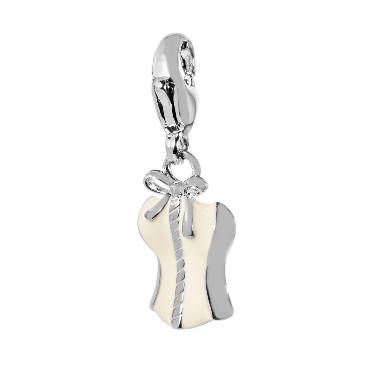 Woman's charm link Ti Sento 8171SI White (2 cm)_2