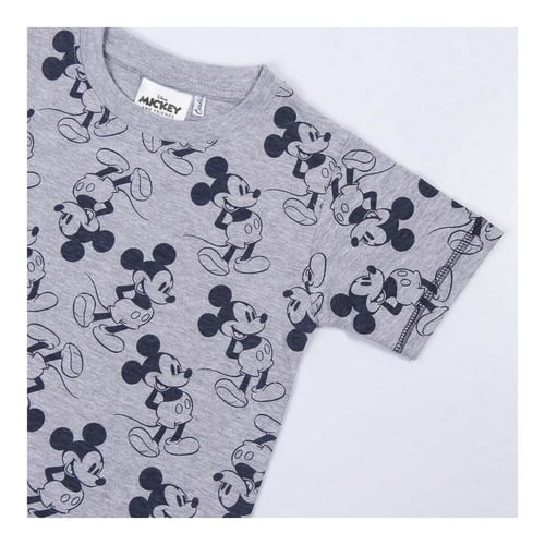 Børne Kortærmet T-shirt Mickey Mouse Grå_1