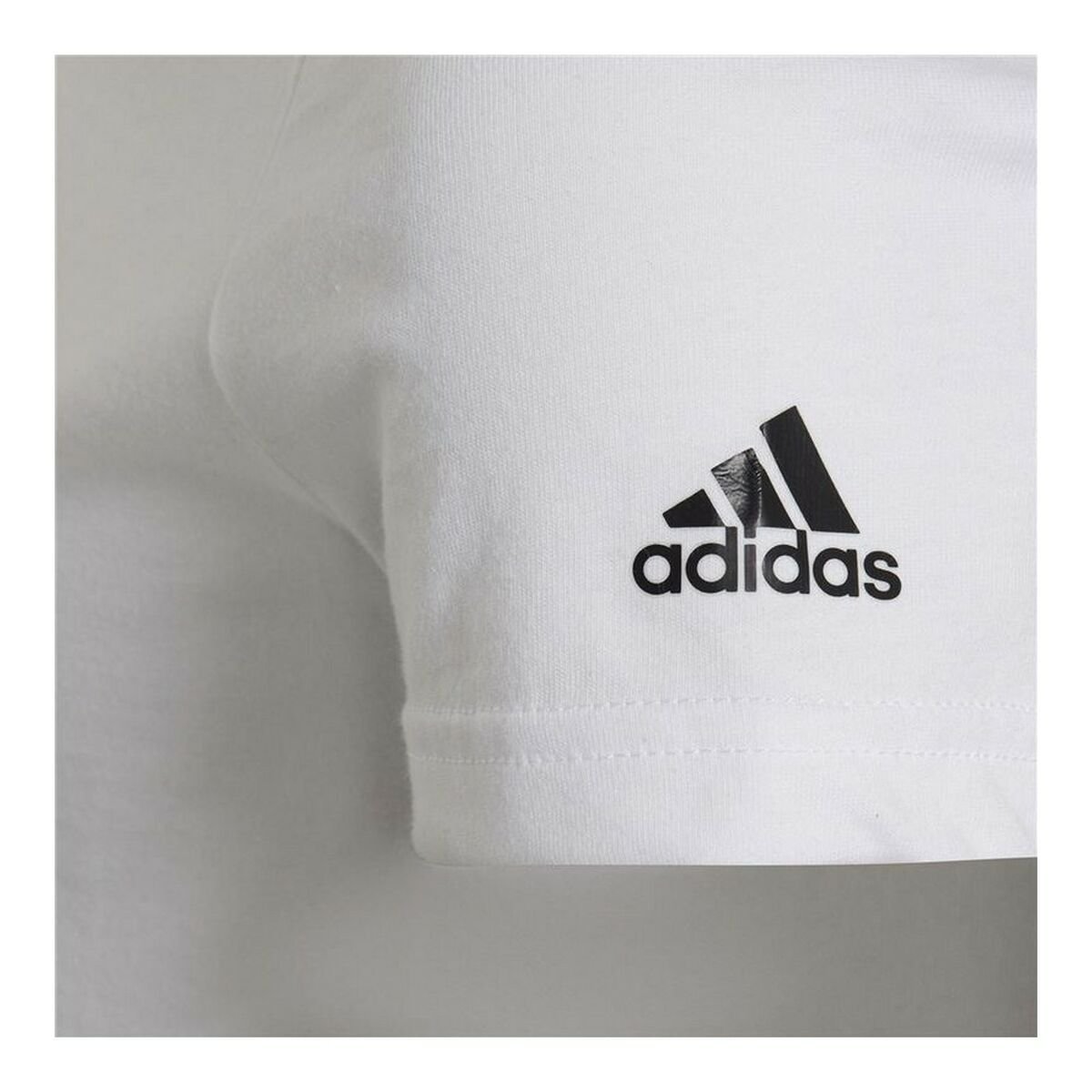 Child's Short Sleeve T-Shirt Adidas Graphic White_2