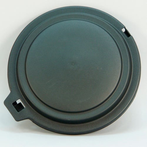 Låg til spand, plast, 30 l., sort_0