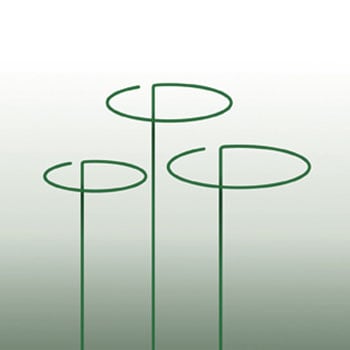 Stilkstøtte, metal, grøn H80 cm, Ø30 cm_0