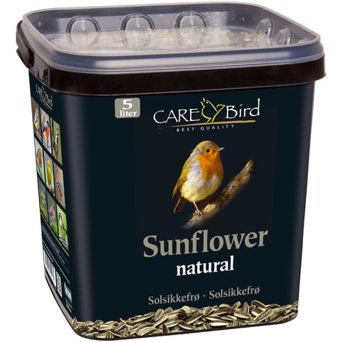CARE-Bird Sunflower natural, spand 5 l. (2,4 kg)_0