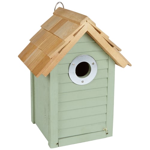 Gardman Beach Hut Nest Box - Sage Green  19x14x24,51_0