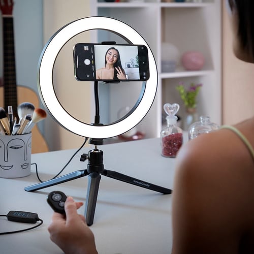Selfie Ring Light med stativ og fjernbetjening Youaro InnovaGoods V0103280_1