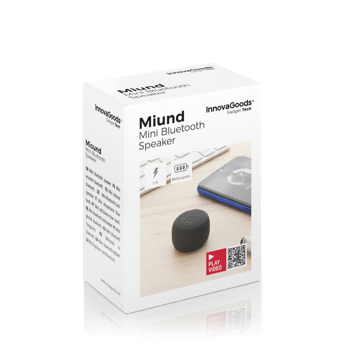 Rechargeable Portable Wireless Mini Speaker Miund InnovaGoods_9