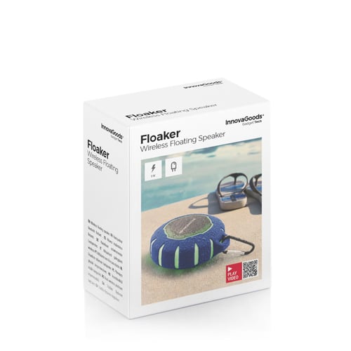 Kelluva langaton kaiutin LED-valolla Floaker InnovaGoods_6