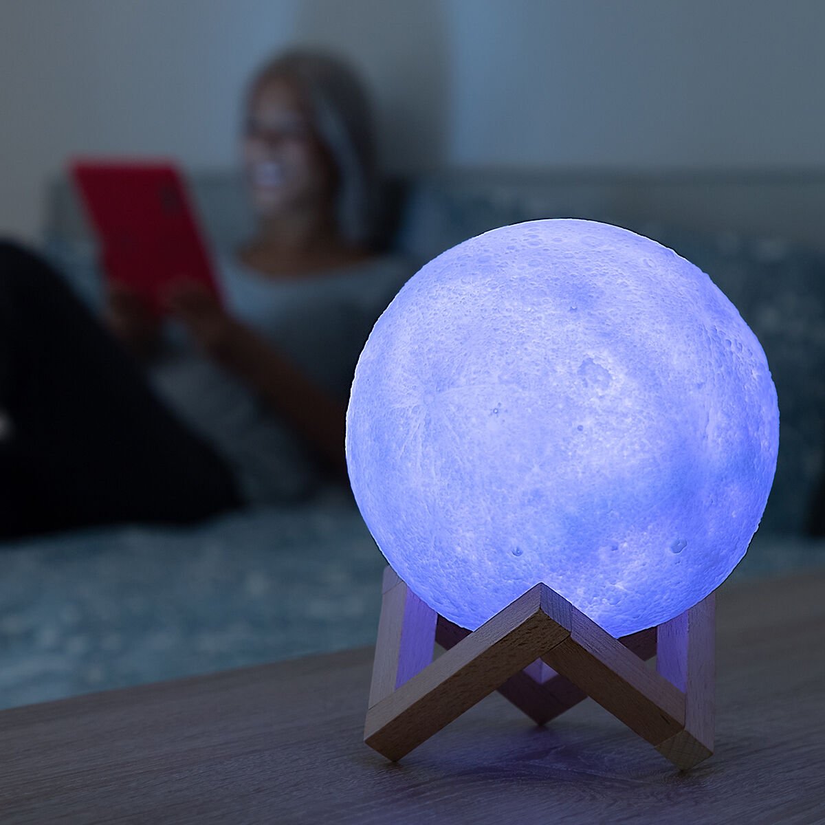 Rechargeable LED Moon Lamp Moondy InnovaGoods_24