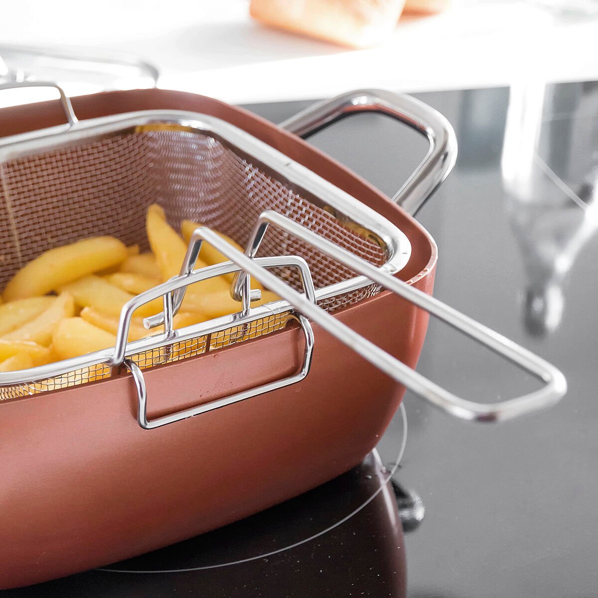 InnovaGoods All-Purpose Copper Pan Set 5 in 1 (4 Pieces)_37