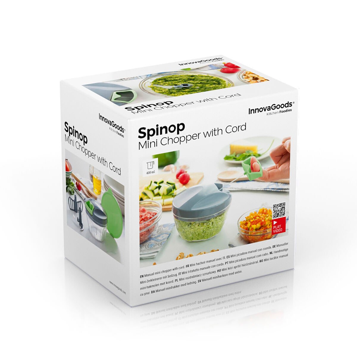 Manual mini chopper with pull cord Spinop InnovaGoods_7