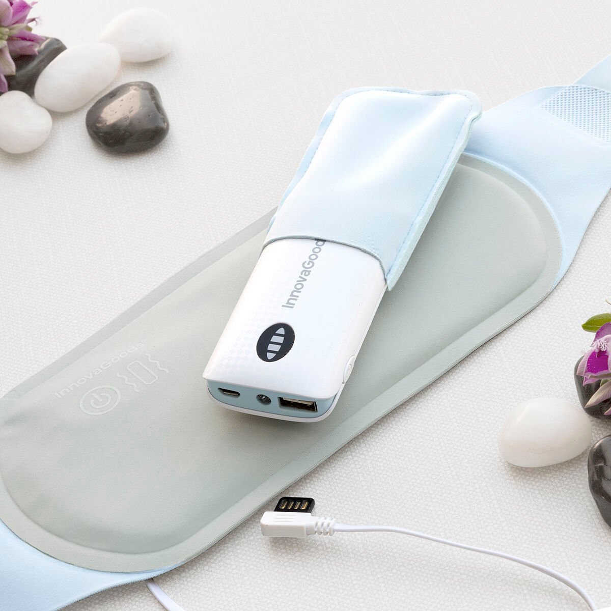 Rechargeable Wireless Massage and Heat Belt Beldisse InnovaGoods_37