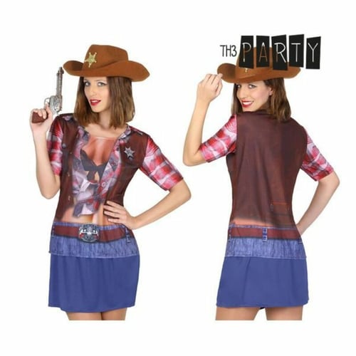 T-shirt til voksne Th3 Party 6674 Cowboy kvinde_1