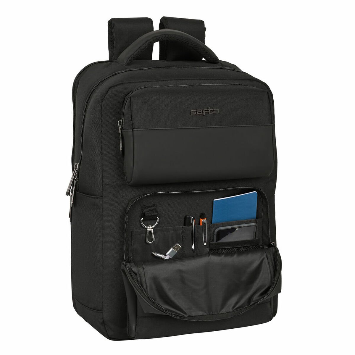 "Laptop Backpack Safta Business 15,6'' Black (31 x 44 x 13 cm)"_2