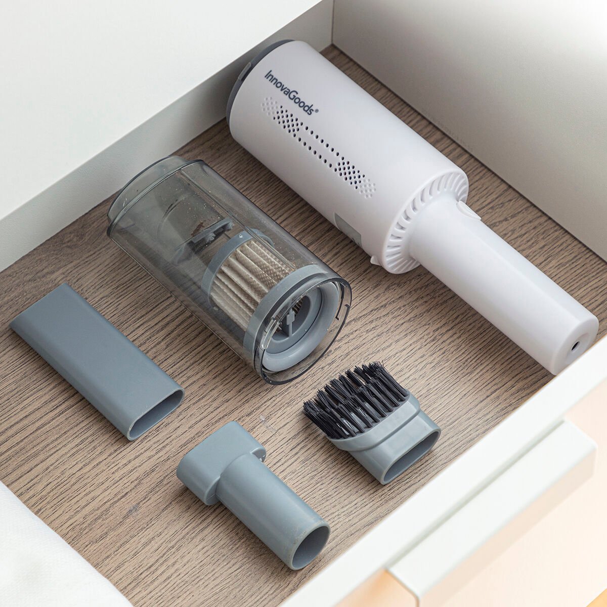 Rechargeable Handheld Vacuum Cleaner with 3 Accessories Hancuum InnovaGoods_43