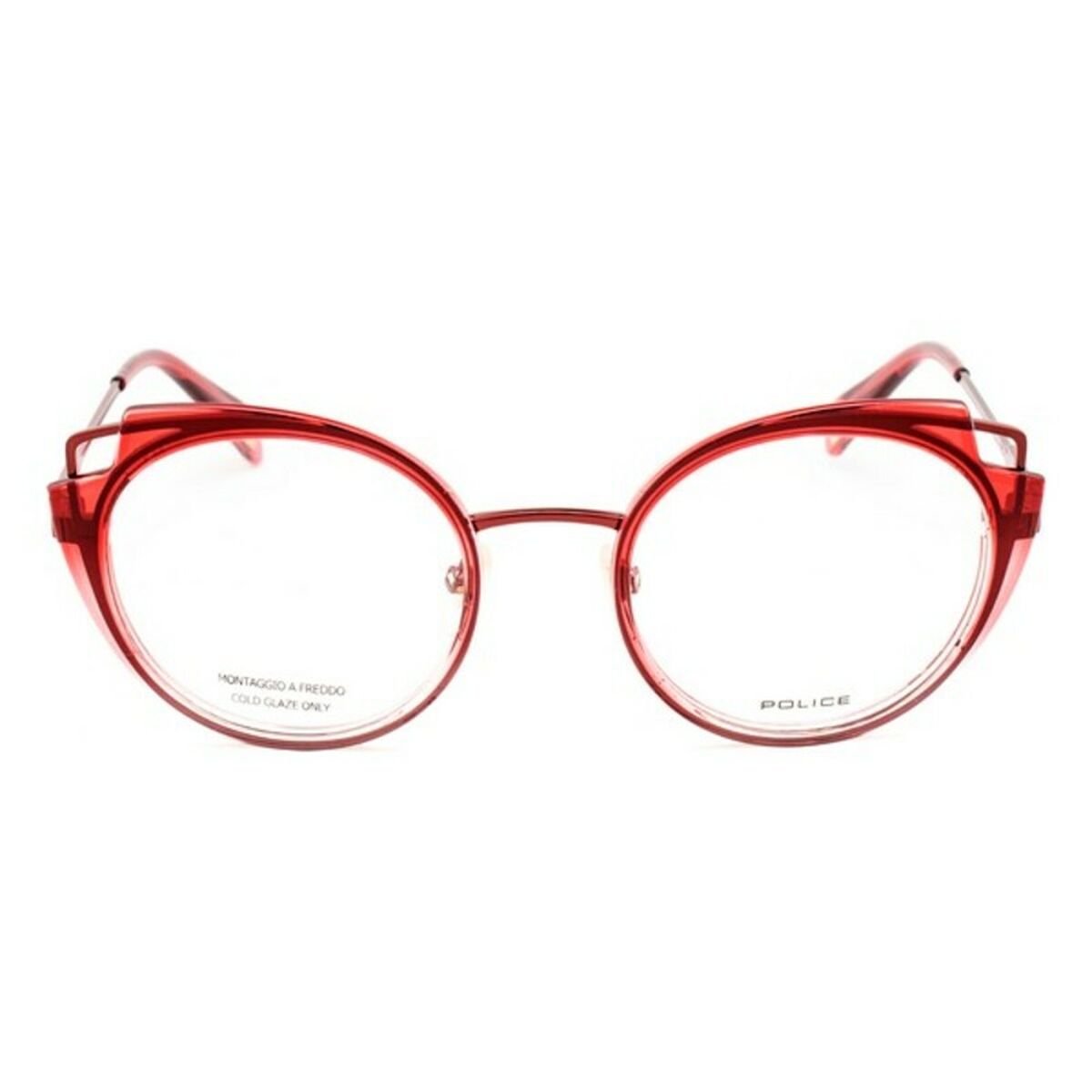 Ladies'Spectacle frame Police VPLA0308E6 Red Violet (ø 49 mm)_5