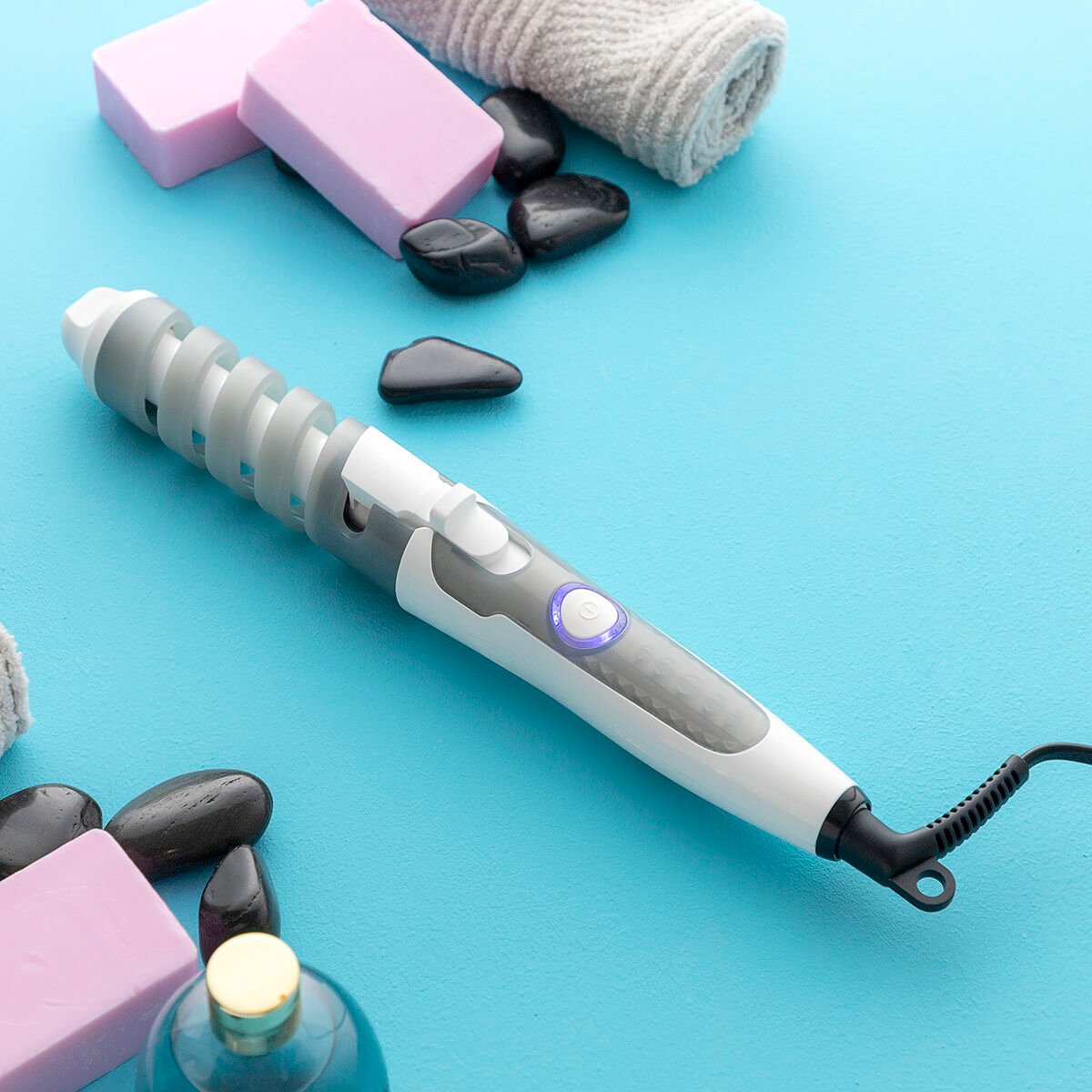 Ceramic Spiral Curling Iron Spihair InnovaGoods_20