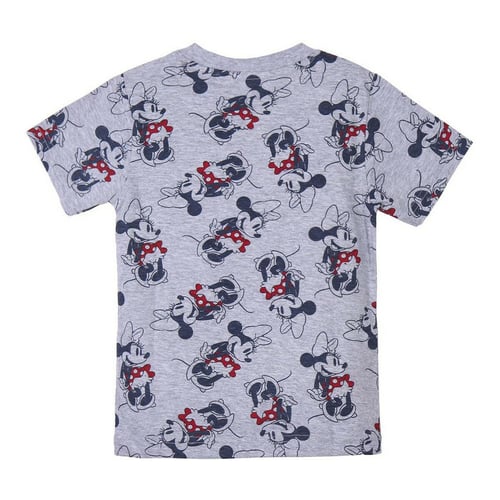Børne Kortærmet T-shirt Minnie Mouse Grå_2