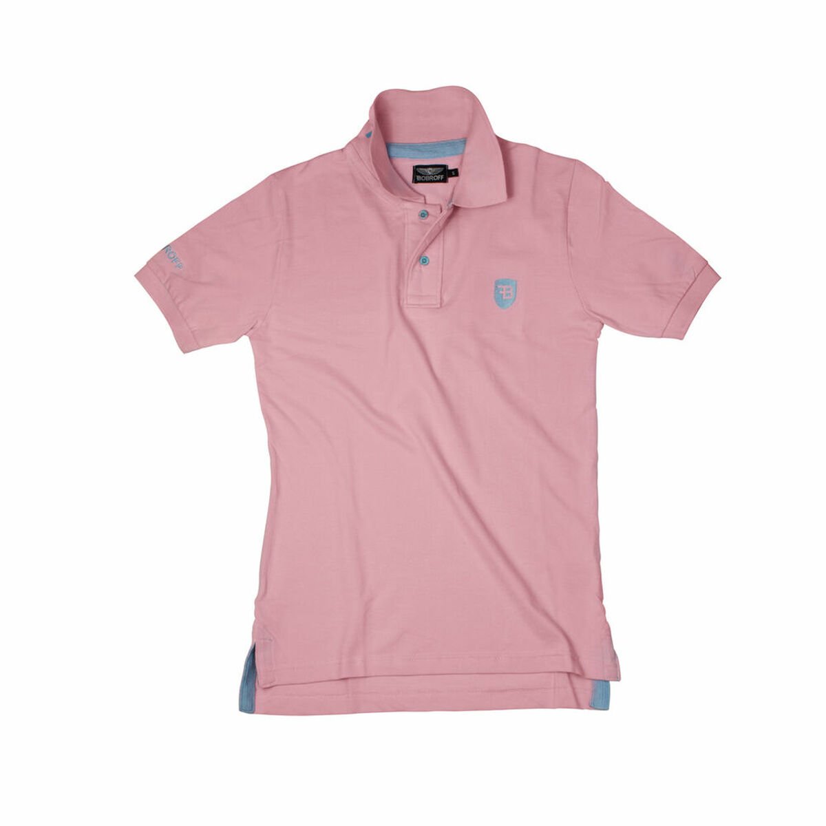 Men’s Short Sleeve Polo Shirt Bobroff Pink_2