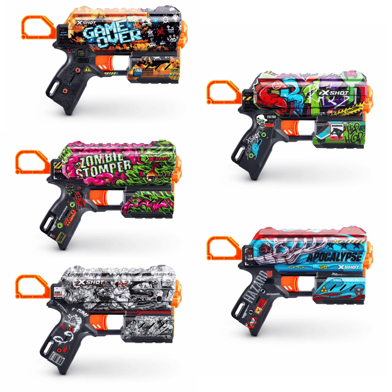 X-Shot - Skins Flux (8 foam pieces) - ass.